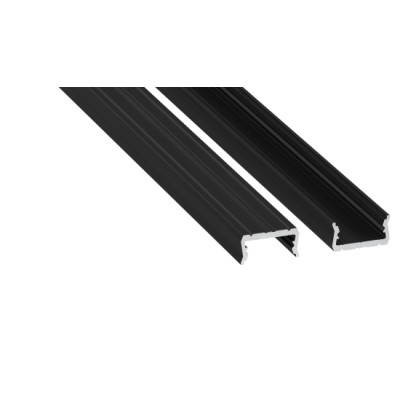 Profil LED LUMINES typ atom czarny anodowany 1 m
