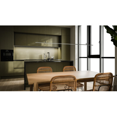 Profil LED LUMINES typ atom czarny lakierowany 1 m