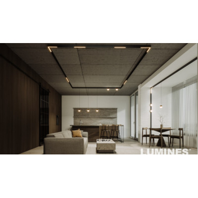 LUMINES GENESIS Lampa liniowa LINEAR 15 W 4000 K czarna