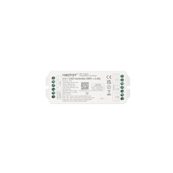 MiBoxer ODBIORNIK 48 V 20 A RF 2.4G WiFi MONO/CCT PW2