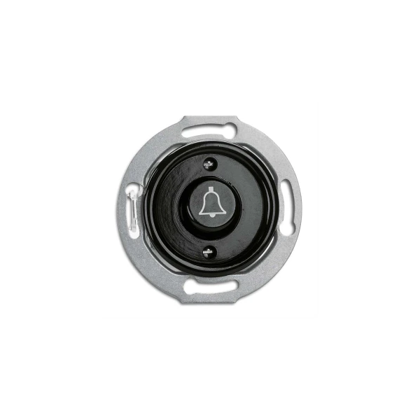 Przycisk zwierny symbol dzwonek THPG Bakelite