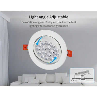 Oprawa LED Downlight 9W 15° RGB+CCT 230V FUT062