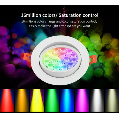 Oprawa LED Downlight 9W 15° RGB+CCT 230V FUT062