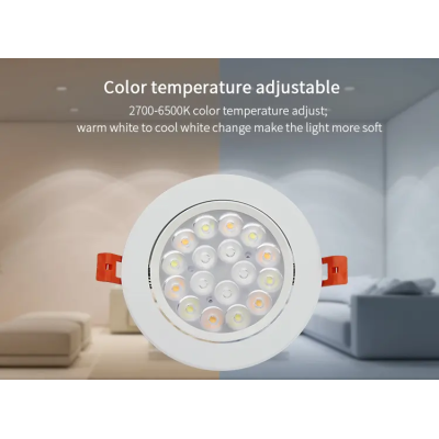 Oprawa LED Downlight 9W 15° RGB+CCT 230V FUT062