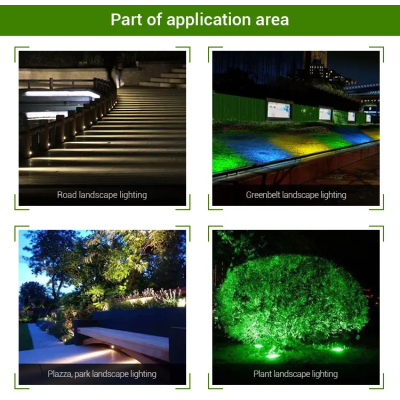 Oprawa ogrodowa LED RGB+CCT 9W 230VAC FUTC02