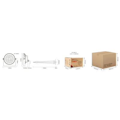 Oprawa ogrodowa LED RGB+CCT 9W 230VAC Zigbee FUTC02Z