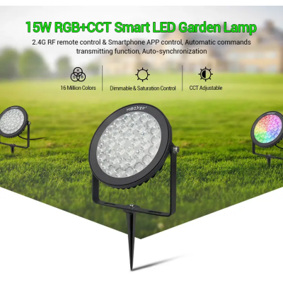Oprawa ogrodowa LED RGB+CCT 15W 230VAC FUTC03