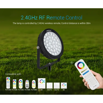 Oprawa ogrodowa LED RGB+CCT 25W 230VAC FUTC05