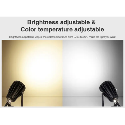 Zestaw 3 x Oprawa ogrodowa LED RGB+CCT 6W z zasilaczem FUTC08A