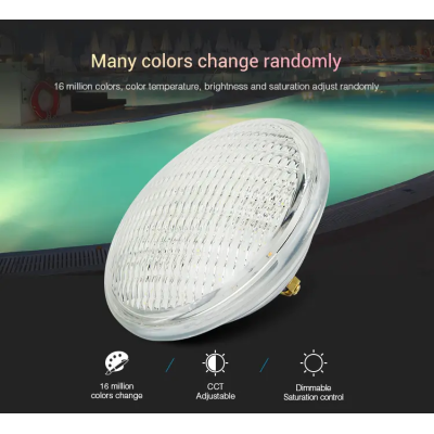 Lampa LED PAR56 18W RGB+CCT 12V IP68 Milight PW02