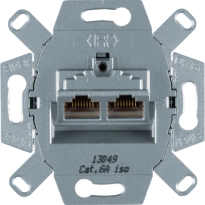 One.platform Mechanizm gniazda komputerowego UAE 2-kr (RJ45), ekran., kat.6a iso