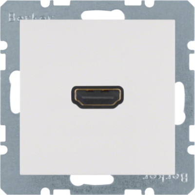 B.X Gniazdo HDMI biały