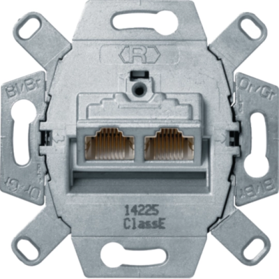 One.platform Mechanizm gniazda komp. UAE 2-kr (RJ45), ekranowane, kat.6a, klasa