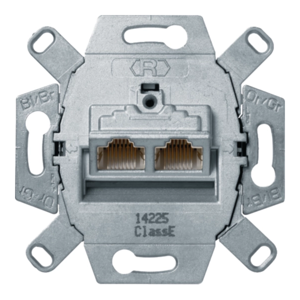 One.platform Mechanizm gniazda komp. UAE 2-kr (RJ45), ekranowane, kat.6a, klasa
