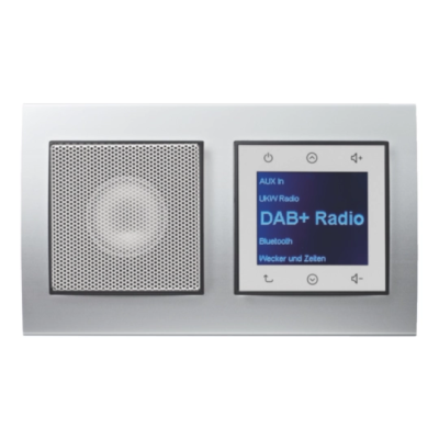 B.x Radio Touch DAB+, Bluetooth biały połysk