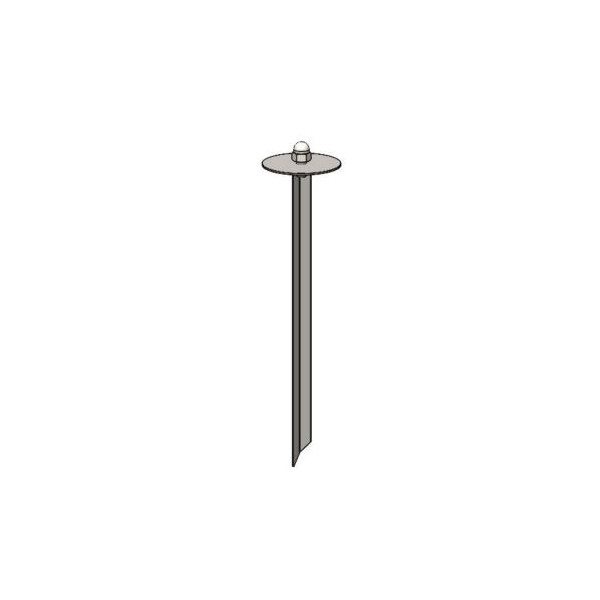 METAL BASE 104 SPIKE TO THE GROUND FOR VARBERG ACCESSORY
