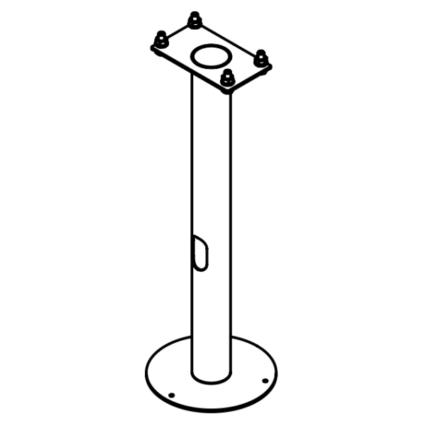 METAL BASE 113 TO GROUND FOR NAMSOS BOLLARD