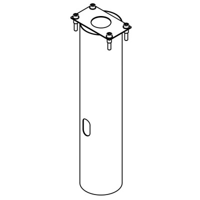 METAL BASE 114 TO GROUND FOR NAMSOS BOLLARD