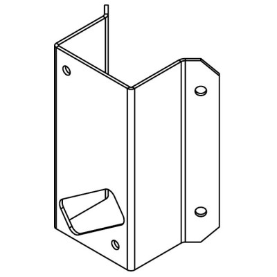 CORNER BRACKET 148 WHITE