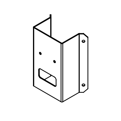CORNER BRACKET 149 BLACK TO MANDAL UP/DOWN ACCESSORY