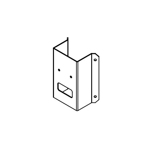 CORNER BRACKET 149 BLACK TO MANDAL UP/DOWN ACCESSORY