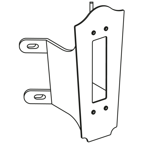 CORNER BRACKET 150 BLACK/GREEN