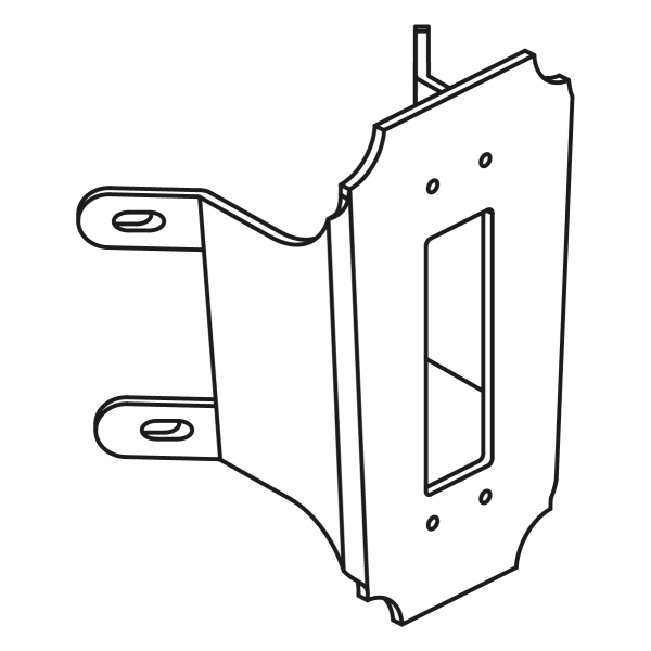 CORNER BRACKET 150 WHITE