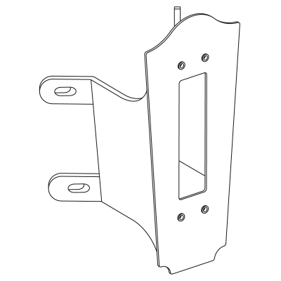 CORNER BRACKET 152 BLACK