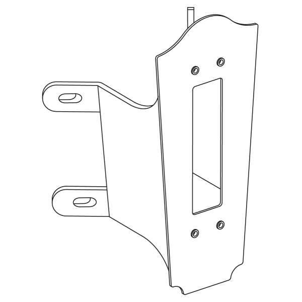 CORNER BRACKET 152 BLACK
