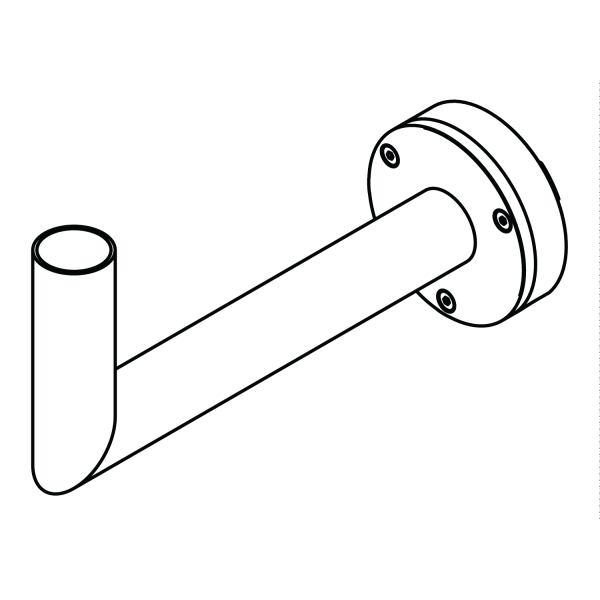 WALL ARM 154 GRAPHITE o60