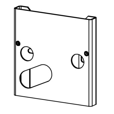 DISTANCE PLATE 157 CEMENT GREY
