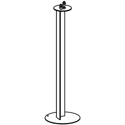METAL BASE 202 TO GROUND FOR BORG BOLLARD