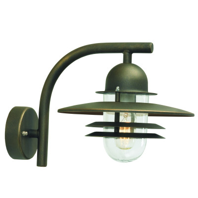 OSLO 240 BLACK/GOLD E27 LED 9W