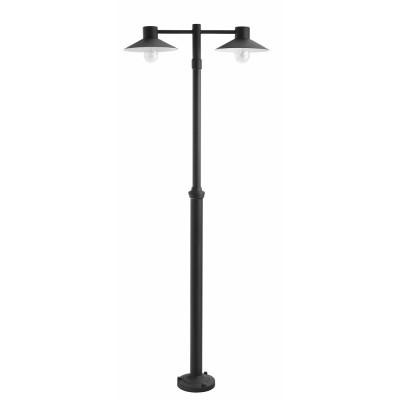 LUND 275 BLACK E27 LED 2 X 9W DOUBLE