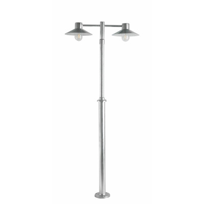 LUND 275 HOT-DIP GALVANIZING E27 LED 2 X 9W DOUBLE