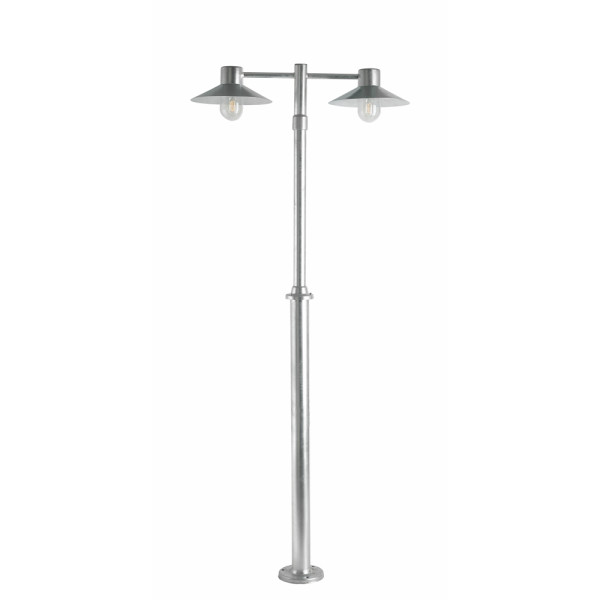 LUND 275 HOT-DIP GALVANIZING E27 LED 2 X 9W DOUBLE
