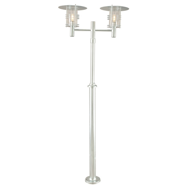 STOCKHOLM 283 HOT-DIP GALVANIZING E27 LED 2X 9W DOUBLE