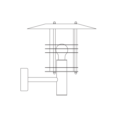 STOCKHOLM 286 BLACK/COPPER E27 LED 9W