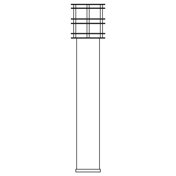 STOCKHOLM 297 BLACK/COPPER E27 LED 9W 85CM