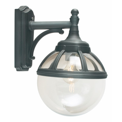 BOLOGNA 310 BLACK E27 LED 9W ON ARM DOWN