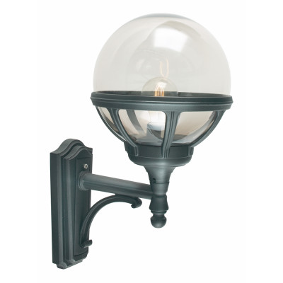 BOLOGNA 360 BLACK E27 LED 9W ON ARM UP
