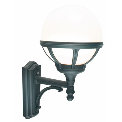 BOLOGNA 361 BLACK E27 LED 9W ON ARM UP