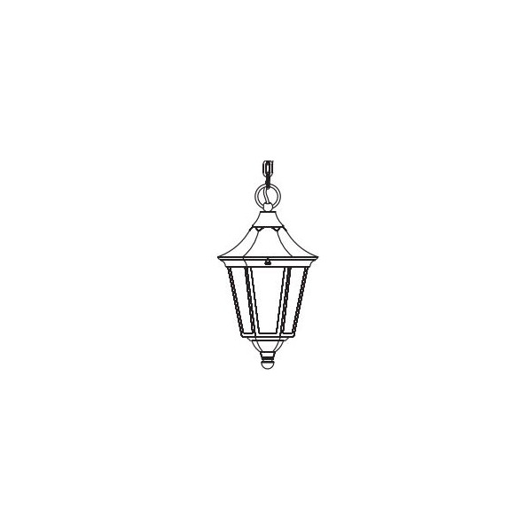 MODENA 381A BLACK/COPPER E27 LED 9W 117CM
