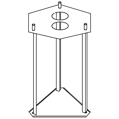 METAL BASE 406 TO GROUND
