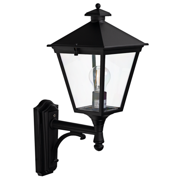 LONDON 480 BLACK E27 LED 9W ON ARM UP