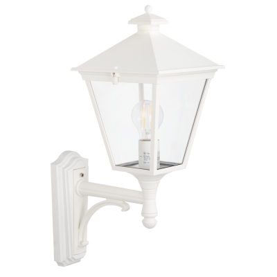 LONDON 480 WHITE E27 LED 9W ON ARM UP