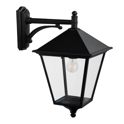LONDON 493 BLACK E27 LED 11W ON ARM DOWN
