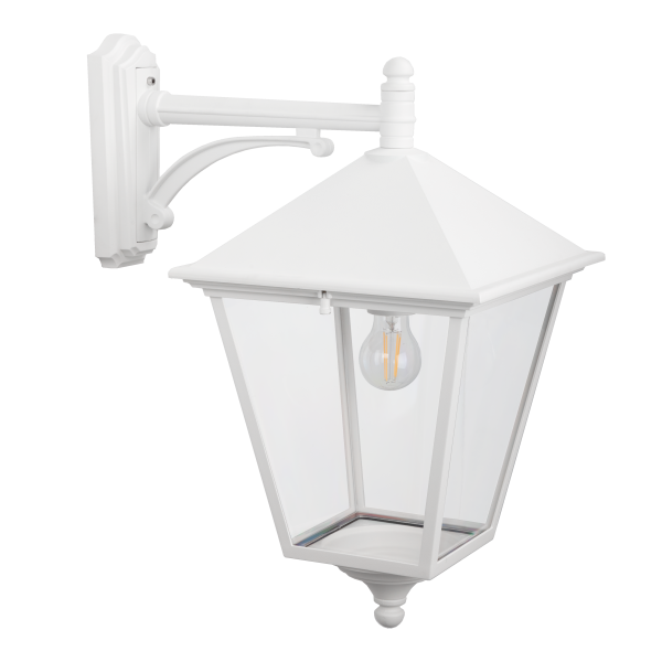 LONDON 493 WHITE E27 LED 11W ON ARM DOWN