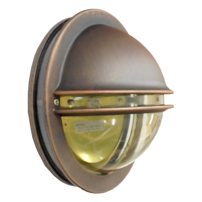 BERLIN 610 BLACK/COPPER E27 LED 9W CLEAR LAMPSHADE