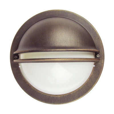 BERLIN 611 BLACK/COPPER E27 LED 9W OPAL LAMPSHADE